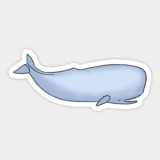 Cute Little Sperm Whale Sticker